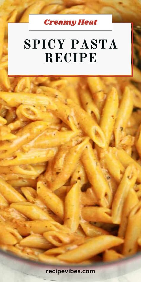 Ready to spice up your dinner routine? This creamy spicy pasta recipe is the perfect blend of comfort and flavor! Quick to make and bursting with deliciousness, it's a versatile dish that pairs perfectly with your favorite protein. Let's get cooking in less than 30 minutes! Spicy White Sauce Pasta, Spicy Pasta Recipe, Spicy Pasta Sauce Recipes, Sriracha Pasta, Spicy Sun Dried Tomato Pasta, Cheesy Pasta Sauce, Spicy Pasta Sauce, Saucy Pasta, Sausage Meals