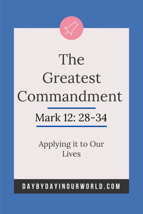 Jesus taught what is called The Greatest Commandment. Reflecting upon the Scripture and how it applies to our lives. The Greatest Commandment, Lent Devotional, Saint Teresa Of Calcutta, Mothers Of Boys, Greatest Commandment, Challenges To Do, Scripture Of The Day, Love Your Neighbour, Devotional Books