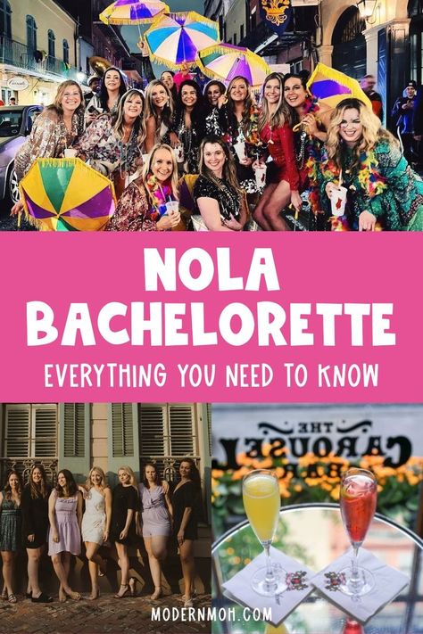 Wondering about a NOLA bachelorette? Explore the historic French Quarter, enjoy live jazz, and taste the best foodie spots. With insights from Ashton Mangano, this New Orleans bachelorette party guide covers everything you need for an amazing New Orleans bachelorette party theme. Discover top New Orleans bachelorette party ideas now! | Bachelorette Party Places Bachelorette Party Trip Ideas, Bachelorette Party Places, Bachelorette Party Budget, New Orleans Bachelorette Party, Nola Bachelorette Party, Trendy Bachelorette Party, Bachelorette Party Unique, Bachelorette Party Theme, Weekend In New Orleans