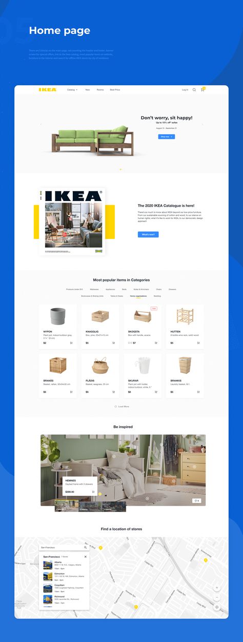 Furniture Web Design, Online Store Web Design, Ikea Shop, Famous Furniture, Blog Layout Design, Wordpress Theme Portfolio, Store Furniture, Ecommerce Web Design, Ikea Store