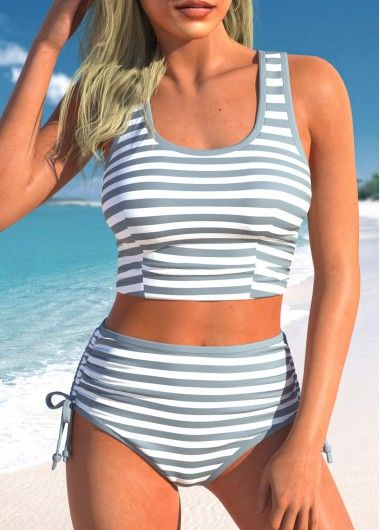 Spring Swimwear With Built-in Bra And Wide Straps, Rotita Swimwear, Full Coverage Swimwear With Built-in Bra, Full Coverage Swimwear With Built-in Bra For Beach Season, Full Coverage Swimwear With Built-in Bra For Poolside, Blue Full Coverage Bra-friendly Swimwear, Tankini Swimsuits For Women, Poolside Fashion, Swimming Suits