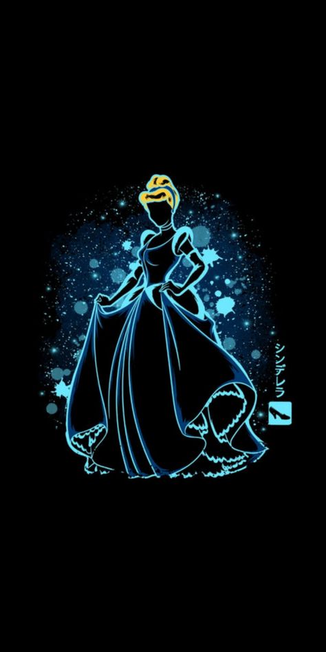 Disney Princess Paintings, Dark Disney Princess, Disney Silhouette Art, Disney Duos, Walt Disney Cinderella, Princess Painting, Disneyland Attractions, Disney Canvas Art, Disney Silhouette