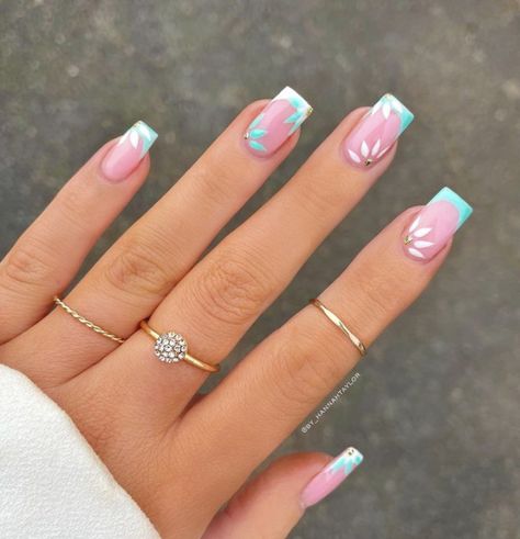 Holiday Acrylic Nails, Ballet Nails, Easter Nail Designs, Spring Nail Colors, Girly Acrylic Nails, French Tip Acrylic Nails, Cute Summer Nails, Easter Nails, Nail Designs Spring