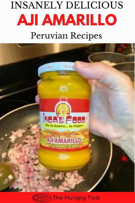 How to make homemade Peruvian aji amarillo recipes that you and your family will enjoy. Ahi Amarillo Recipes, Aji Amarillo Chicken, Recipes Using Aji Amarillo Paste, Aji Amarillo Recipes, Peruvian Yellow Sauce Recipe, Aji Recipe, Aji Amarillo Paste, Peruvian Food Recipes, South American Food