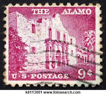 Photography of Postage stamp USA 1954 The Alamo Alamo San Antonio, Postage Stamps Usa, طوابع بريد, Usa Stamps, Small Picture Frames, Going Postal, Old Stamps, Rare Stamps, The Alamo