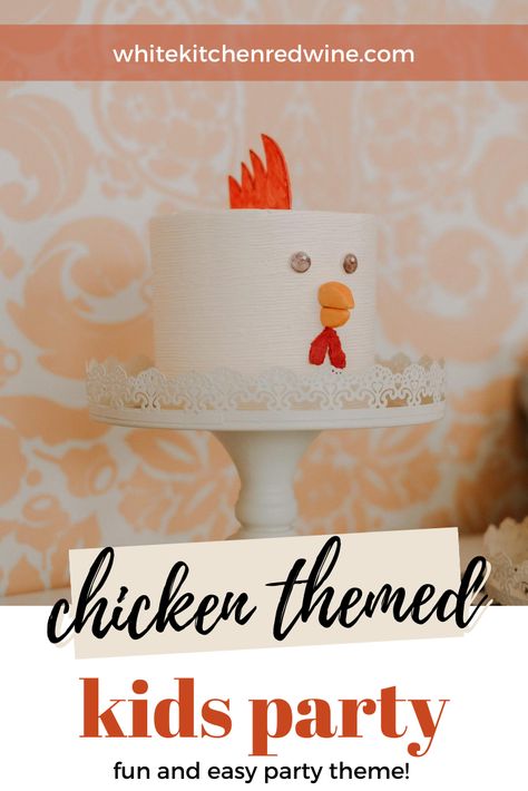 Chicken Themed Girls 1st Birthday Party. Decor, menu, and party favor ideas! Dill Chicken Salad, Chopped Chicken Salad, Ruby Dee, Chicken Birthday, Chicken Party, Salad With Cucumber, 1st Birthday Party Decor, Dill Chicken, Greek Yogurt Dressing