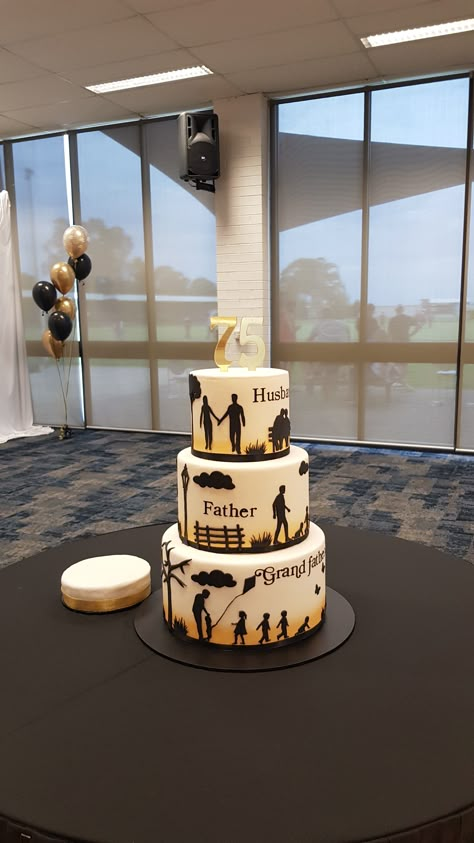 50 Th Birthday Cake For Men Ideas, 80 Birthday Party Ideas For Men Cake, 75 Cake Birthday, Birthday Cakes For 65 Year Old Men, Grandpa Cake Ideas, Cake 65th Birthday Men, 70 Th Birthday Cakes For Men, Birthday Cake For Older Man, Grandpa Birthday Cake Ideas