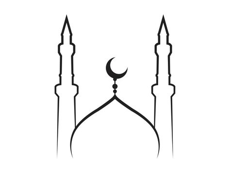 Mosque Tattoo, Mosque Vector, Best Background Images, Vector Design, Background Images, Vector Art, Vector Free, Sketch, Clip Art