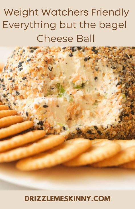 Ww Appetizers, Weight Watchers Appetizers, Everything But The Bagel, Recipe Builder, Easy To Make Appetizers, Weight Watchers Snacks, Healthy Appetizer Recipes, Crowd Pleasing Appetizers, Cheese Ball Recipes