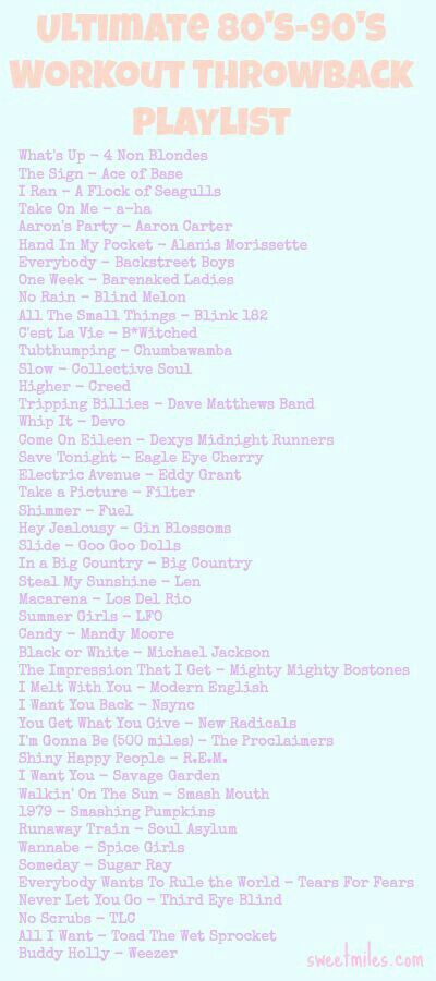 Ultimate 80's-90's Workout Throwback Playlist. Throwback Playlist, 90s Running, Running Playlist, Ace Of Base, Playlist Ideas, Workout Songs, Ultimate Workout, Dj Songs, Workout Playlist
