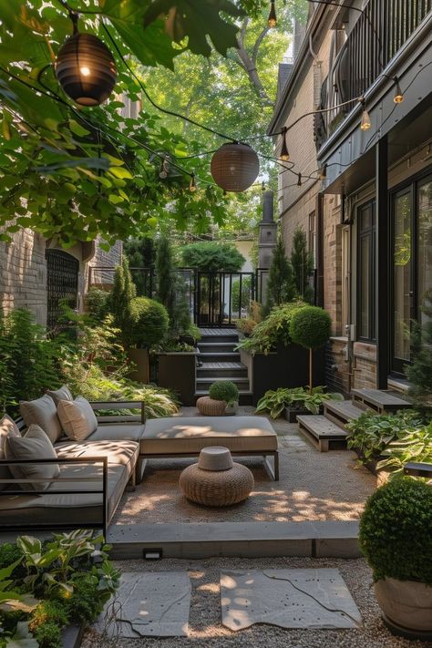 #homedecor #homedecoration #homedecoridea #homedecortips #homedecorinspo #homedecorative #homedecortions #homedecor4seasons #bedroom Outdoor Courtyard Ideas, Small Patio Ideas, Small Patios, Small Courtyard Gardens, Pool Landscape Design, Cozy Backyard, Relaxing Atmosphere, Backyard Inspiration, Patio Interior