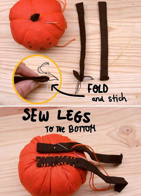 DIY Mr. Pumpkin Plush Doll Tutorial Pumpkin Plush Diy, Pumpkin Plush Pattern, Pumpkin Sewing Pattern Free, Diy Halloween Doll, Fall Diys, Plushies Diy, Pumpkin Plush, Pumpkin Doll, Quick Sew