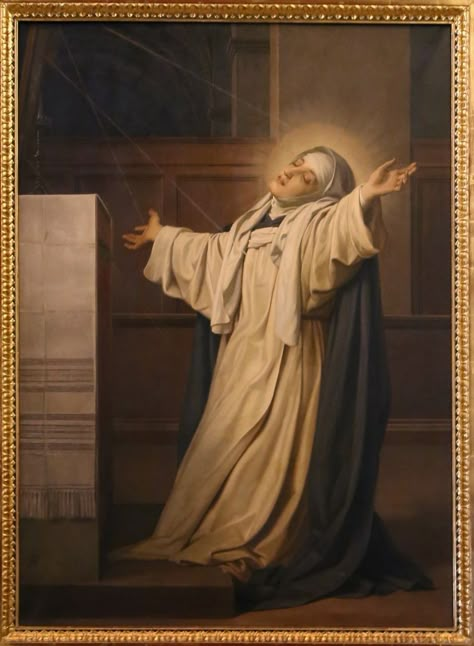 Medieval Nun Aesthetic, Roman Catholic Art, Confidence In God, Painting Victorian, Catherine Of Siena, St Catherine Of Siena, Saint Dominic, Traditional Catholicism, Catholic Aesthetic