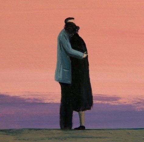 (10) Verheiratet в Tumblr Hug Art Painting, Profiles Photos, Michael Sowa, Minimal Landscape, Triptych Art, Fancy Art, Film Inspiration, Human Being, Hippie Art