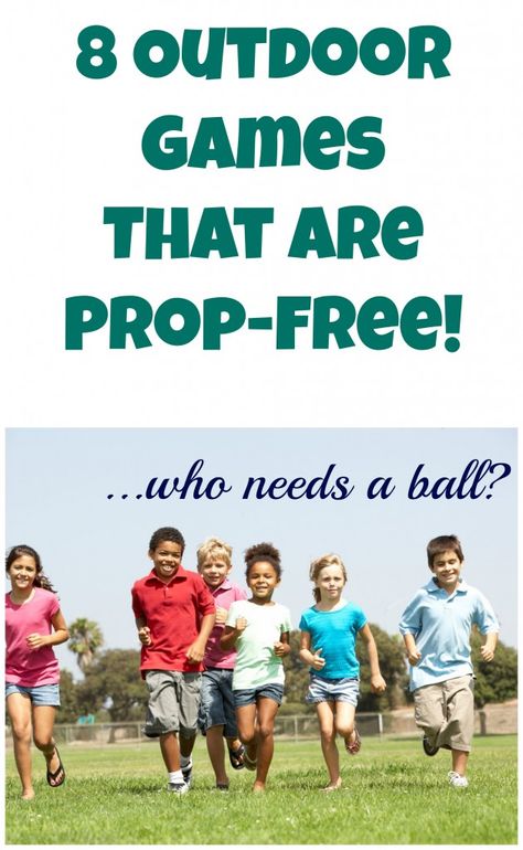 8 Outdoor Games That Are Prop-Free! Who Needs A Ball??? I may be "grown" but will probably love this on one of those boring days that I'm broke Ball Activities, Recess Games, Geek House, Camping Bedarf, Games Outdoor, Props Free, Outside Games, Playground Games, Pe Games