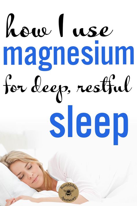 How I use magnesium for sleep to stop insomnia. Mangesium benefits through lotion, spray, cream, balm. #healthandfitness #natural #sleep