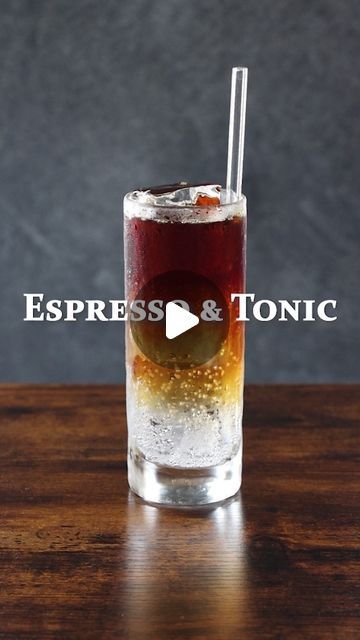 Ron on Instagram: "This drink is bitter and delicious. Perfect for a hot Summer day 🕶️☀️
ESPRESSO & TONIC
1 Bottle @fevertree_usa 
2 Shots Espresso

#drinkoftheday #espresso #tonic #summerdrinks #mixology #nycdrinks #imbibegram" Espresso Tonic Recipe, Espresso Tonic, Lime Water, Club Bar, July 15, Mixology, Summer Day, Summer Drinks, Bitter