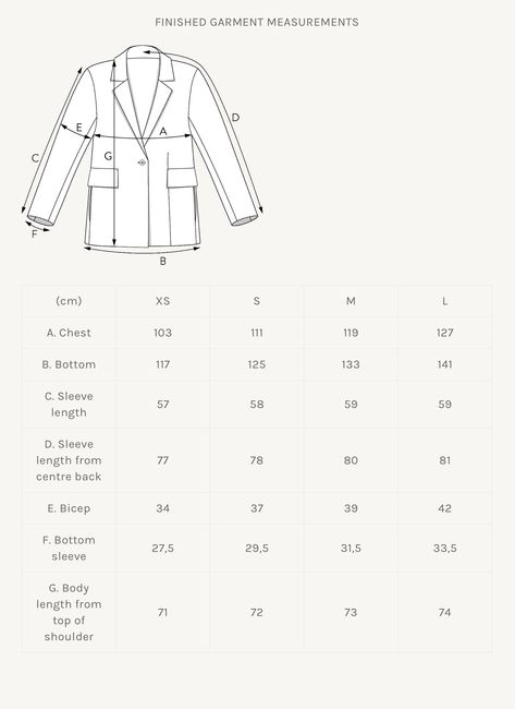 Buy the Blazer sewing pattern from The Assembly Line. The Blazer has a slightly oversized fit, collar with lapels, and faux pockets with pocket flaps (the actual pockets are hidden in the front side seams). It features a single button closure, back slits, and mock sleeve slits. The pattern includes an unlined version as well as a lined sleeve version. This sewing pattern is available to buy in the following format: – PAPER (next working day dispatch on orders and FREE UK delivery over £50) Sugge Oversized Blazer Pattern, Blazer Sewing Pattern, Blazer Sewing, Blazer Pattern, Fashion Dictionary, Suit Jackets For Women, Assembly Line, Oversize Women, Fitted Blazer