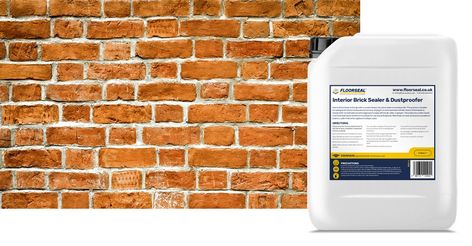 How to seal & dustproof an exposed internal brick or masonry wall | Floorseal Brick Sealer, Brick Bonds, Chicago Brick, Interior Brick, Brick Interior Wall, Brick Interior, Oil Based Stain, Natural Stone Wall, Brick Masonry