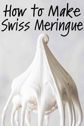 Meringue Icing, Meringue Pies, French Meringue, Meringue Frosting, Fluffy Light, Meringue Recipe, Meringue Cake, Cake Frosting Recipe, Italian Meringue