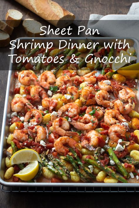 Dinner With Tomatoes, Sheet Pan Dinners Healthy, Shrimp And Veggies, Sheet Pan Shrimp, Pan Shrimp, Pork Recipes For Dinner, Sheet Pan Suppers, Sheet Pan Dinners Recipes, Shrimp Dinner