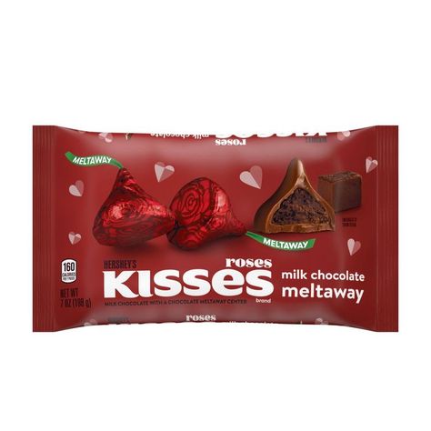 Hershey Kiss Roses, Hershey Kiss Valentine, Wrap Healthy, Valentine Day Kiss, Valentines Day Candy, Individually Wrapped Candy, Kisses Candy, Rose Milk, Hershey's Kisses