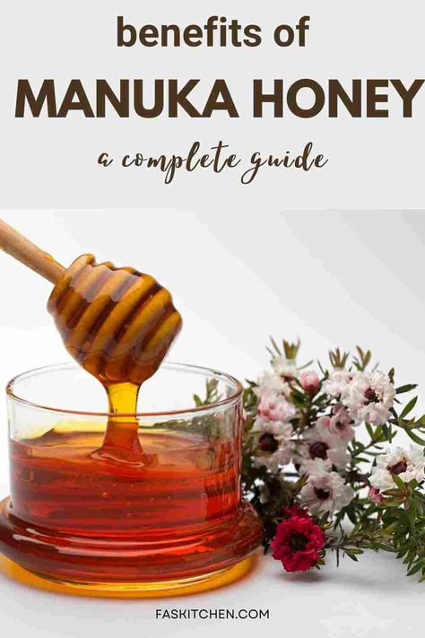 A Pinterest pin featuring a jar of Manuka honey and informative text. Learn about the nutrition, benefits, and usage tips of Manuka honey. Perfect for those seeking to boost their wellness naturally. #ManukaHoney #HoneyGuide #HealthyLiving Benefits Of Manuka Honey, Honey Health Benefits, Manuka Honey Benefits, Honey Benefits, Brown Spots Removal, Skin Natural Remedies, Cold Sores Remedies, Herbal Magic, Natural Cough Remedies