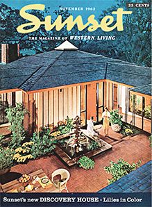 Sunset Mid Century Modern Entryway, Sunset Book, Atrium Design, Front Gardens, Modern Entryway, Modern Landscape Design, Famous Architects, Style Japonais, Design Book