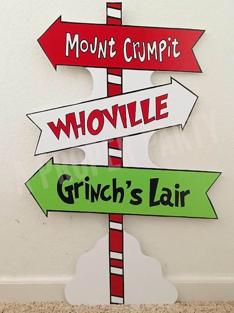 The Grinch Who Stole Christmas. Grinch and Max Cindy Lou Who. Whoville foam board cutouts. Message me if interested. Whoville Houses, Dr Seuss Whoville, Storybook Christmas, Christmas Whoville, Grinch Coloring Pages, Dr Seuss Grinch, Grinch Decorations, Grinch Christmas Party, Stage Ideas