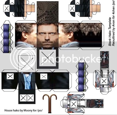 Stupid old man Doll Template, Paper Cube, Gregory House, Medical Malpractice, House Funny, Funny Feeling, House Md, Dr House, Paper Cutout