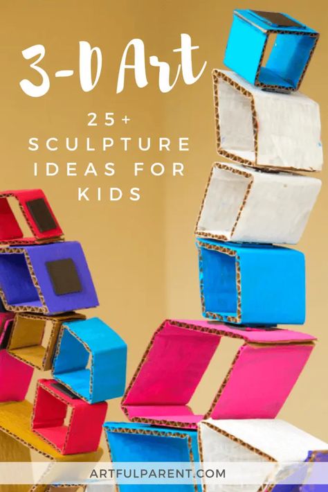 Thanksgiving Activities For Kindergarten, 3d Art Projects, Preschool Art Projects, Sculpture Lessons, Cardboard Sculpture, Sculpture Projects, Sculpture Ideas, Cardboard Art, Homeschool Art