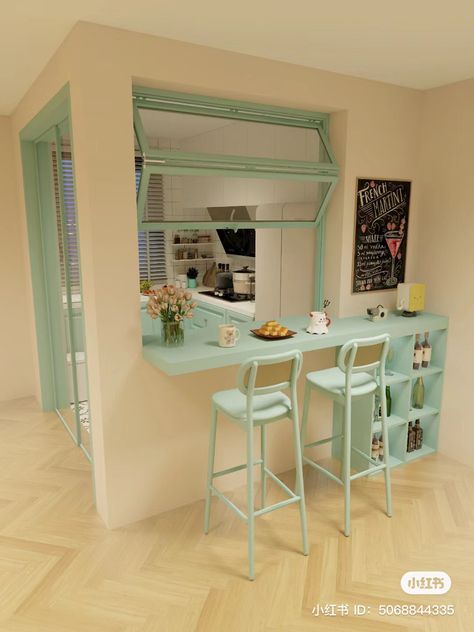 Dapur kecil Hallway Kitchen Ideas, Mini Kitchen Ideas Small Spaces, Mini House Design, Decor Inspiration Diy, Model Dapur, Tiny Kitchen Design, Bedroom Ideas For Small Rooms Cozy, Kursi Cafe, House Interior Design Styles