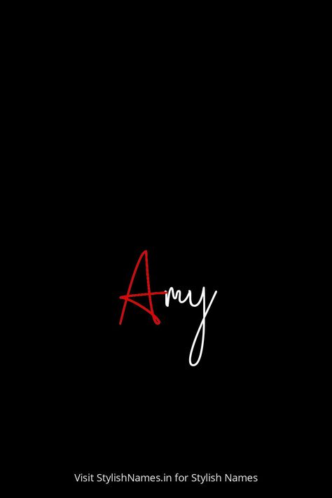 Amy by StylishNames.in Amy Name, Names For Instagram, Player Unknown, Gamer Tags, Name For Instagram, Stylish Name, Call Of Duty Mobile, Online Multiplayer Games, People Names