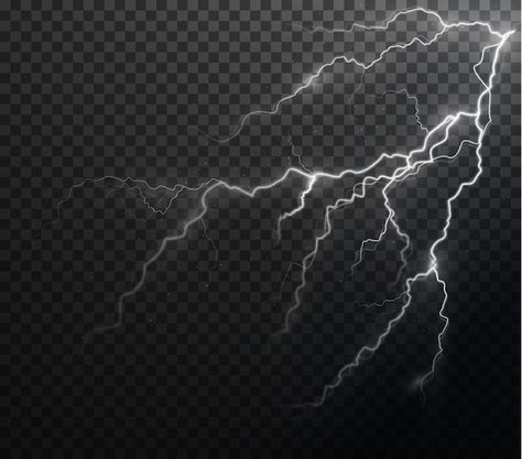 Vector Lightning, Thunder Effect, Thunder Png, Light Abstract, White Lightning, Magic Light, Lightning Strike, Texture Graphic Design, Light Magic