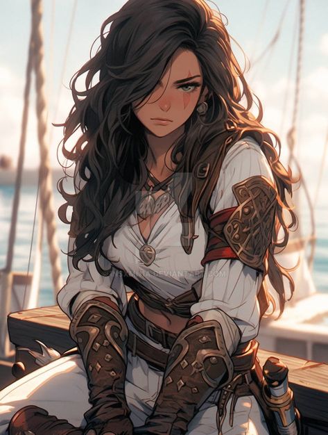 Female Pirate Oc, Female Pirate Art, Pirate Vibes, Shadow Master, Fantasy Pirate, Anime Pirate, Female Oc, Creepypasta Funny, Pathfinder Character