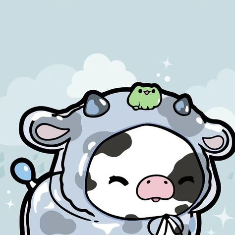 Cute Cow Profile Pic, Cute Cow Background, Cow Pfp, Kawaii Cow Wallpaper, Rain Pfp, Adorable Cow Wallpaper, Animated Cow Wallpaper, Cute Cow Pics Cartoon, Cute Cow Drawing