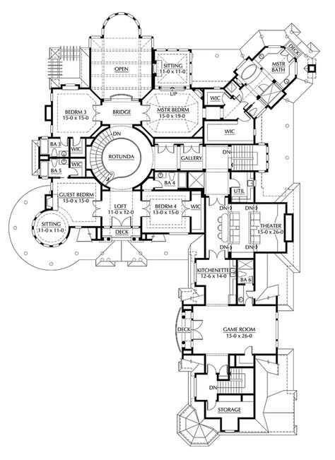 Shingle House Plan Second Floor Plan 071S-0001 | House Plans and More Shingle House Plans, Schumacher Homes, Printable House, Luxury Floor Plans, Shingle House, Luxury Plan, Mansion Floor Plan, Wash Clothes, House Plans And More