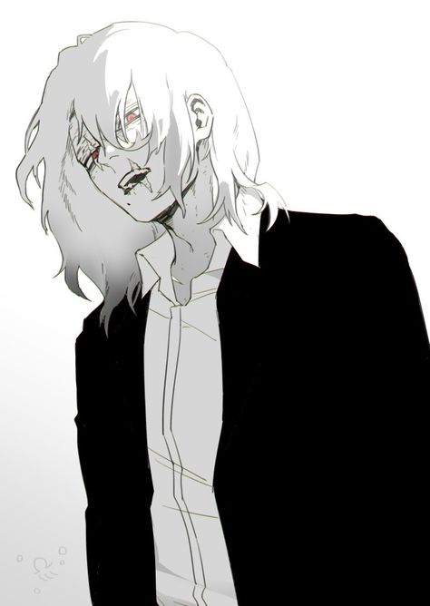 Tomura Shigaraki Fanart Cute, Mha Shigaraki, Shigaraki Tomura, Tomura Shigaraki, Anime Villians, Body Reference Drawing, Shiga, Drawing Images, The Villain