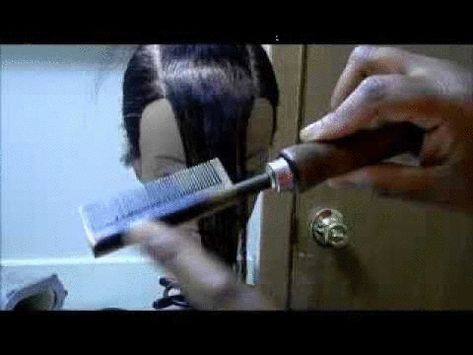 NOTE: This is one of my VERY OLD VIDEOS from my OLD channel, inTRACEtheytrust...In this video I show you how to properly use a pressing comb (or hot comb) to... Straighten Natural Hair, Black Natural Hair Care, Hot Comb, Hair Irons, Pressed Natural Hair, Straightening Natural Hair, Silk Press Natural Hair, Transitioning Hairstyles, Hair Guide