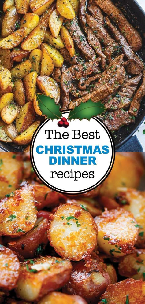 This Christmas season, don't let busy days keep you from having a healthy, delicious dinner ready for your family. With these great Christmas dinner recipe ideas, your family can have a great meal together even if your schedule is full. These delicious, easy dinner recipes can all be made quickly so you can have a full day and still have a meal that is nutritious and filling ready at dinner time. Discover new recipe ideas that your family will love. #christmas #recipe #dinner #easy #quick Christmas Dinner Recipe Ideas, Delicious Easy Dinner Recipes, Best Christmas Dinner Recipes, Healthy Delicious Dinner, Easy Christmas Dinner, Smart School House, Christmas Dinner Recipes, Christmas Dinner Menu, Smart School