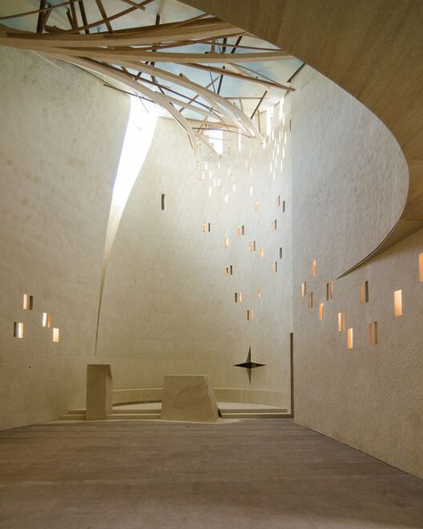 Minimalist Monastery, Modular Housing, Movable Walls, External Cladding, Stella Maris, Meditation Center, Religious Architecture, Exposed Concrete, The Cloisters