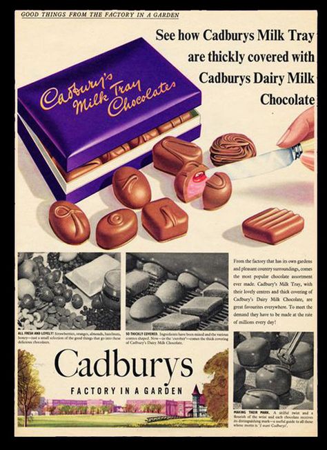 A3 - Retro Wall POSTER Print Art - CADBURYS MILK CHOCOLATE ADVERT 1950S - #1 Old Sweets, Milk Tray, British Sweets, Cadbury Dairy Milk Chocolate, Vintage Sweets, Dairy Milk Chocolate, Cadbury Chocolate, Cadbury Dairy Milk, Vintage Advertising Posters