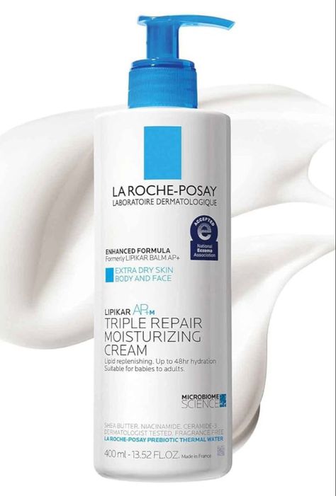 La Roche Posay triple repair moisturizer cream La Roche Posay Body Lotion, Niacinamide Moisturizer, Moisturizing Cream Face, Pingu Pingu, Body Lotion For Dry Skin, Skincare Wishlist, Face Skin Care Routine, Routine Aesthetic, Dry Skin Body