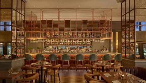 5-Star Budapest Hungary Hotel | The Ritz-Carlton, Budapest Hotel Restaurant Design, Red Rabbit, Senior Thesis, Interior Design News, Walnut Furniture, Budapest Hotel, Hospital Interior Design, New Interior Design, Pub Bar