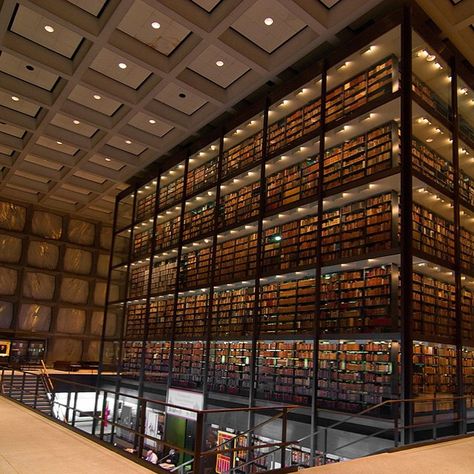 Beinecke Library, Gothic Buildings, Dream Library, Beautiful Library, Books Library, Library Architecture, Library Aesthetic, Book Library, Dream School