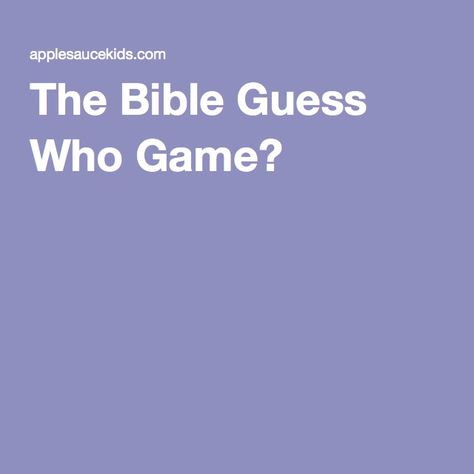 Bible Who Am I Game, Guess Who Bible Characters, Guess Who Writing Activity, Printable Guess Who, Guess Who Classroom Game, Bible Guess Who Game, Guess Who Learning Game, Childrens Bible Study, Family Bible Study