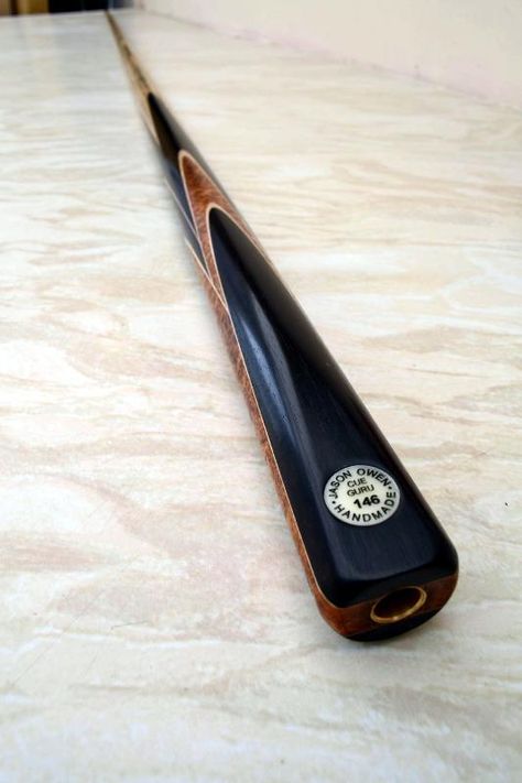 Jason Owen Snooker Cue - Number 146 | Custom Made Snooker Cue | £439.00 Custom Pool Cues, Cue Sports, Pool Sticks, Snooker Cue, Snooker Table, Pool Stuff, Pool Tables, Bar Games, Billiards Pool