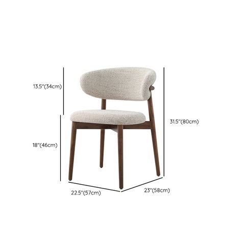 Upholstered Linen Fabric Dining Chair Contemporary Kitchen Dining Side Chair Furniture With Dimensions, Scandinavian Bar Stool, Contemporary Dining Chairs, Chair Dimensions, Fabric Dining Chairs, Easy Woodworking Projects, Chair Backs, Side Chairs Dining, Contemporary Kitchen