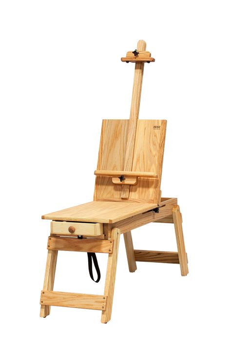 Drawing Easel, David Vincent, Portable Easel, Artist Supplies, Media Arts, Art Equipment, Easels, Wood Furniture Diy, Green Art