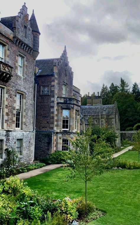 Abbotsford (b.1811-1824) | Home of Sir Walter Scott (1771-1832) in the Scottish Borders region (betw Melrose & Galashiels), Scotland Galashiels Scotland, Manor Homes, Sir Walter Scott, Scottish Borders, Walter Scott, Scottish Castles, Manor House, Borders, Scotland